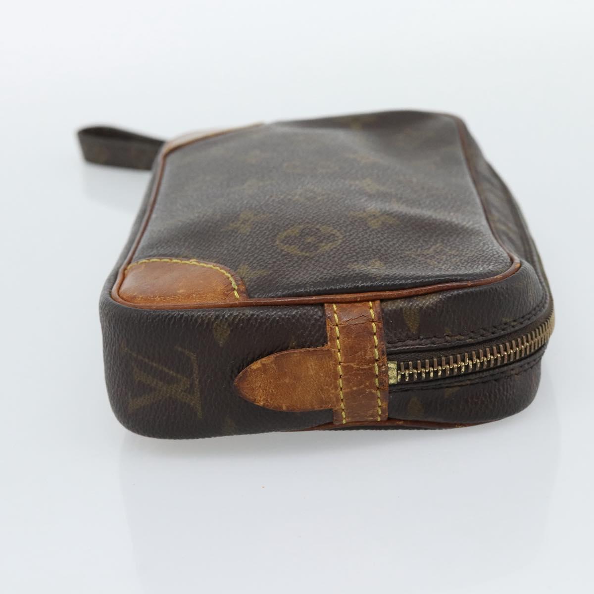 LOUIS VUITTON Monogram Marly Dragonne PM Clutch Bag M51827 LV Auth bs36142