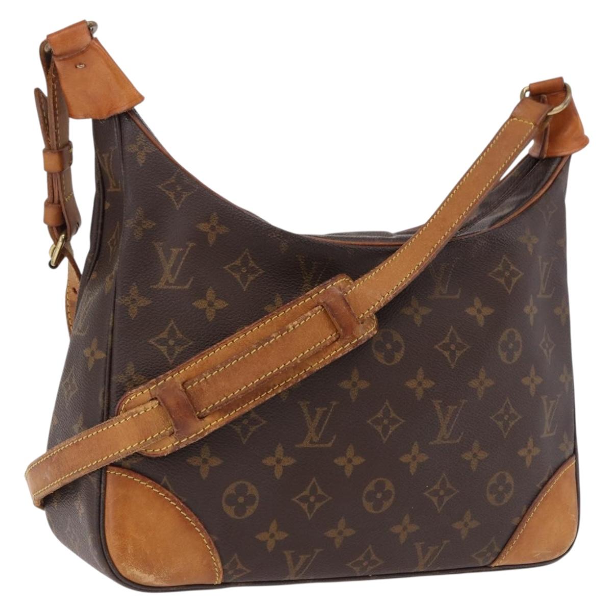 LOUIS VUITTON Monogram Boulogne 30 Shoulder Bag M51265 LV Auth bs36148