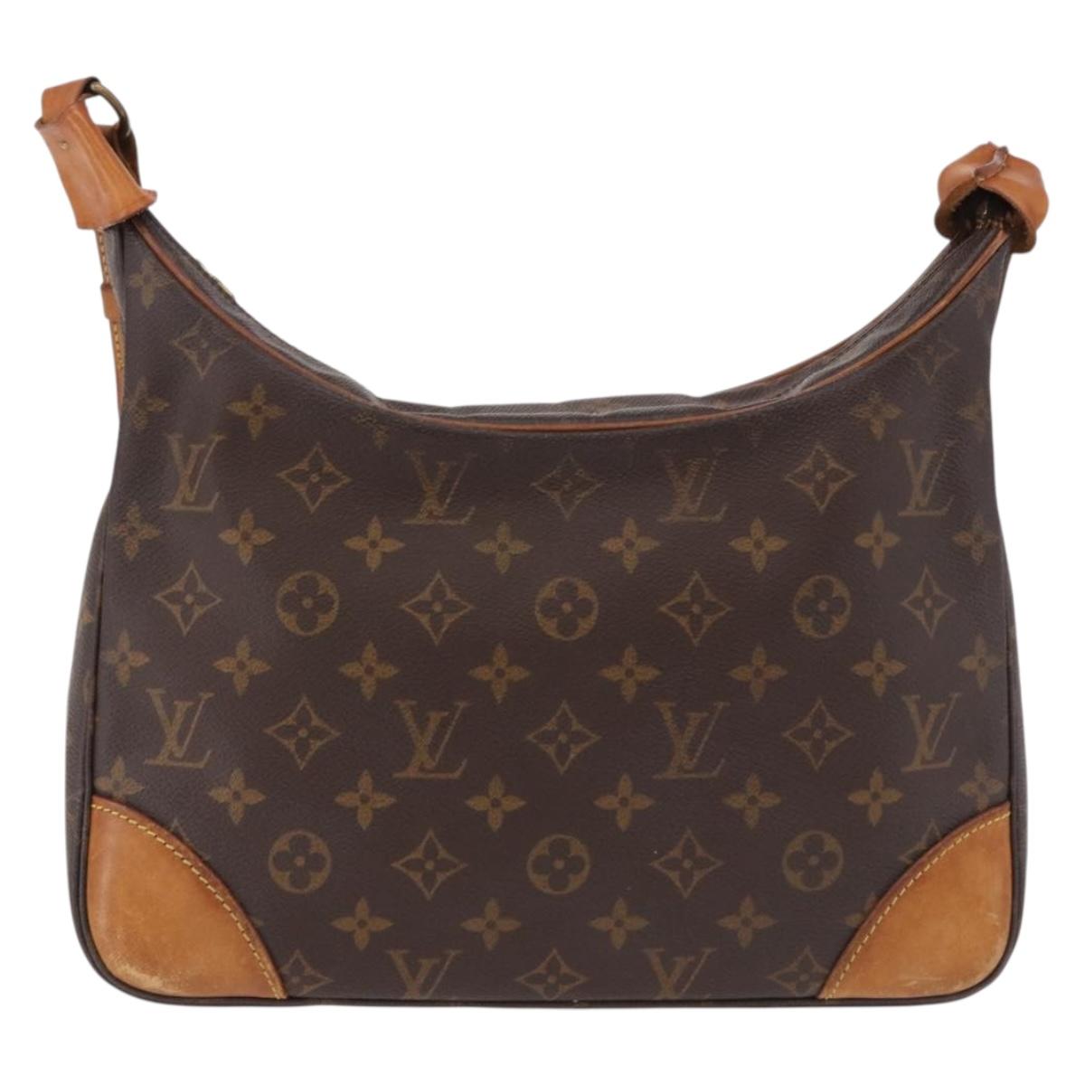 LOUIS VUITTON Monogram Boulogne 30 Shoulder Bag M51265 LV Auth bs36148