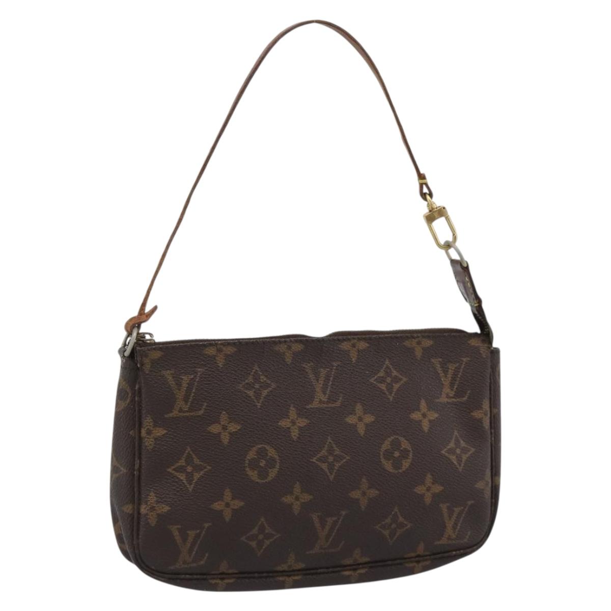 LOUIS VUITTON Monogram Pochette Accessoires Pouch M51980 LV Auth bs36153