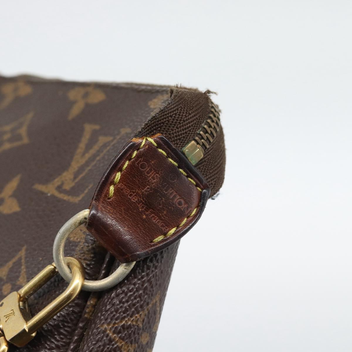 LOUIS VUITTON Monogram Pochette Accessoires Pouch M51980 LV Auth bs36153