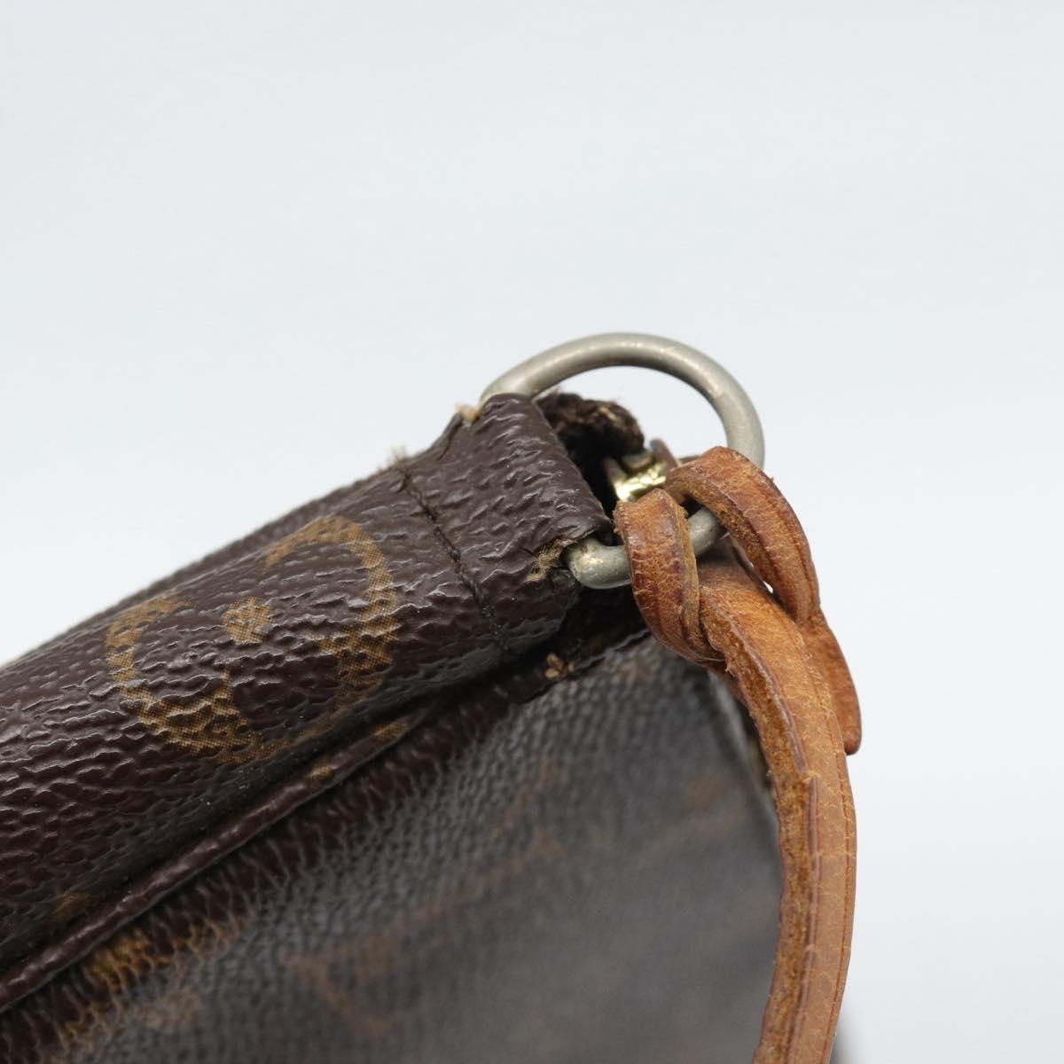 LOUIS VUITTON Monogram Pochette Accessoires Pouch M51980 LV Auth bs36153