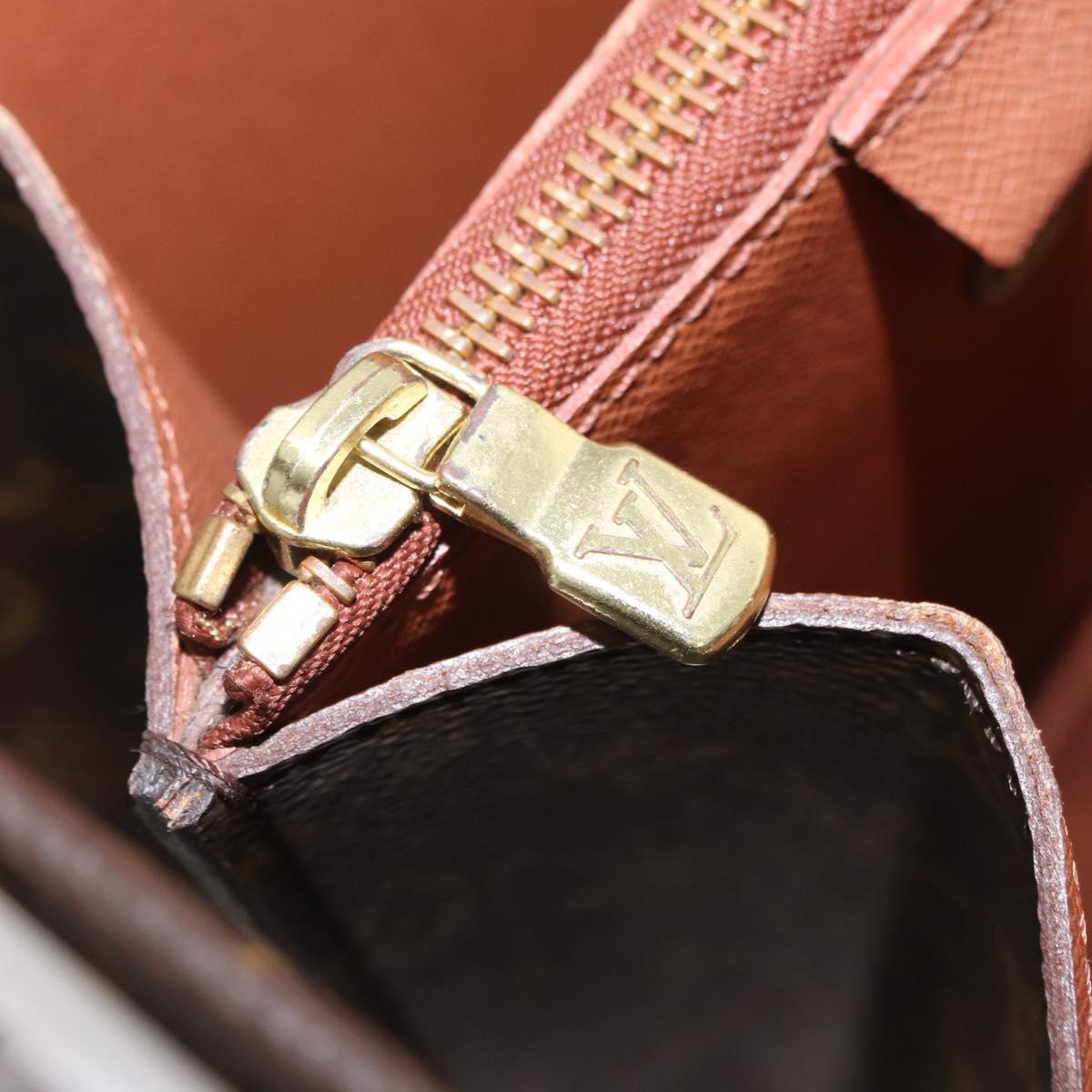 LOUIS VUITTON Monogram Serviette Fermoir Business Bag M53305 LV Auth bs36154