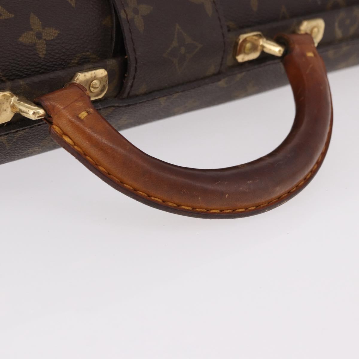 LOUIS VUITTON Monogram Serviette Fermoir Business Bag M53305 LV Auth bs36154