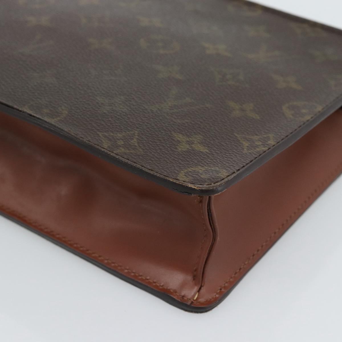 LOUIS VUITTON Monogram Pochette Homme Clutch Bag M51795 LV Auth bs36159