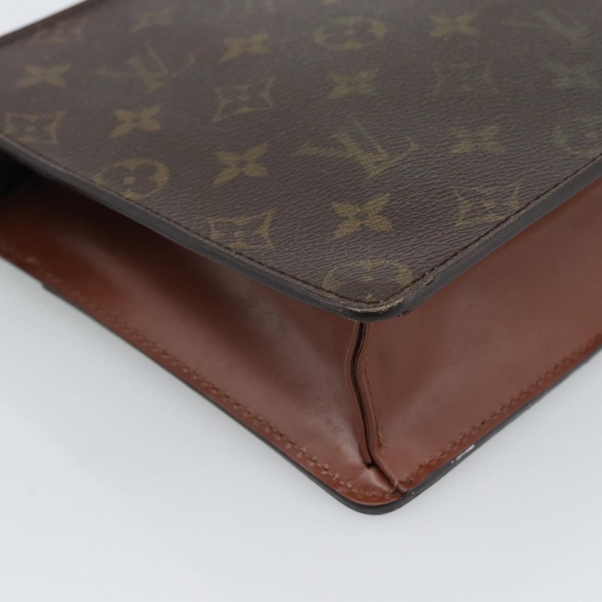 LOUIS VUITTON Monogram Pochette Homme Clutch Bag M51795 LV Auth bs36159