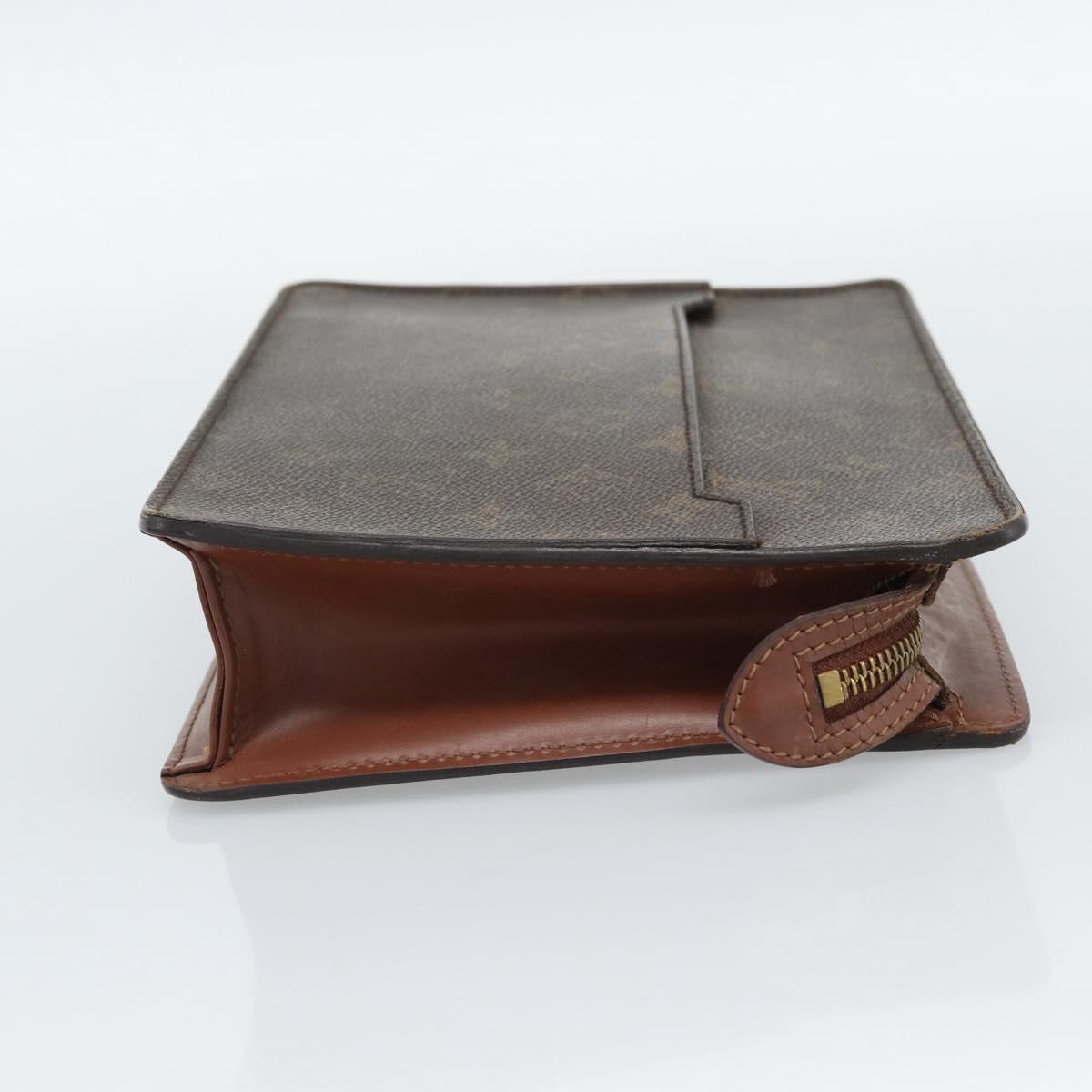 LOUIS VUITTON Monogram Pochette Homme Clutch Bag M51795 LV Auth bs36159