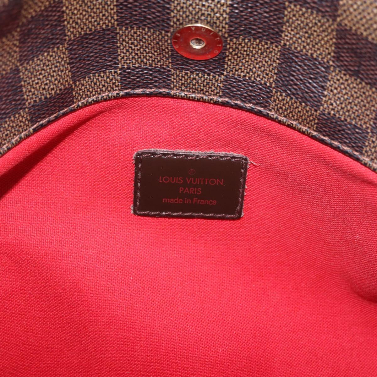 LOUIS VUITTON Damier Ebene Bloomsbury PM Shoulder Bag N42251 LV Auth bs36182