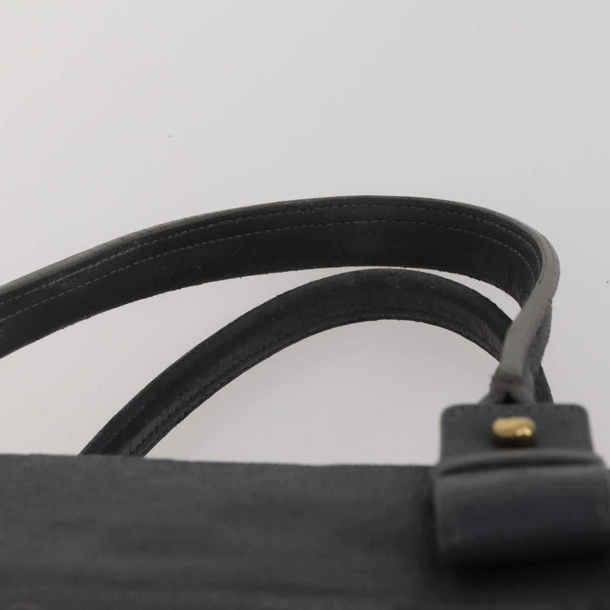 Chloe Hand Bag Leather 2 Set Silver Gray Auth bs36185