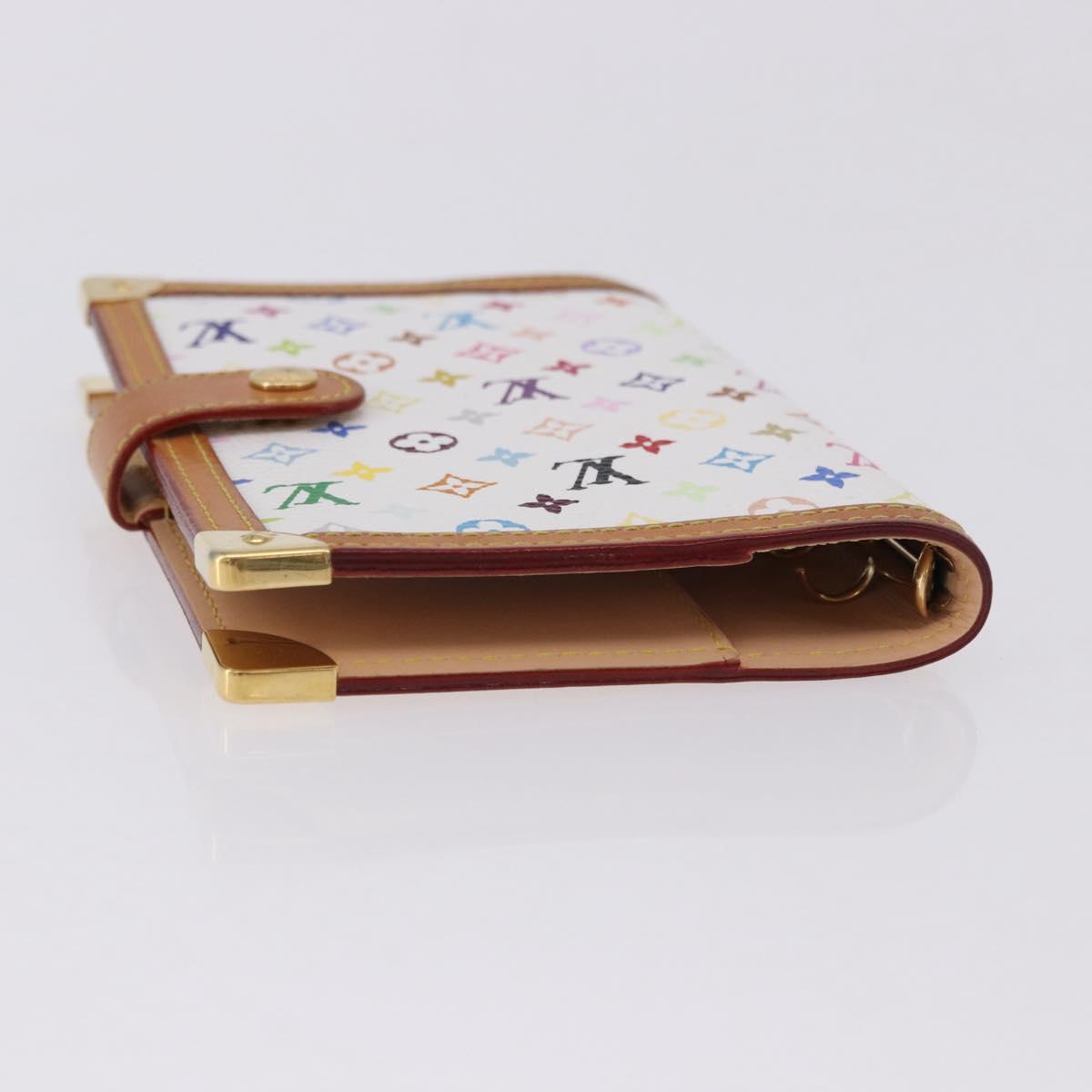LOUIS VUITTON Monogram Multicolor Agenda PM Planner Cover R21074 Auth bs36191A