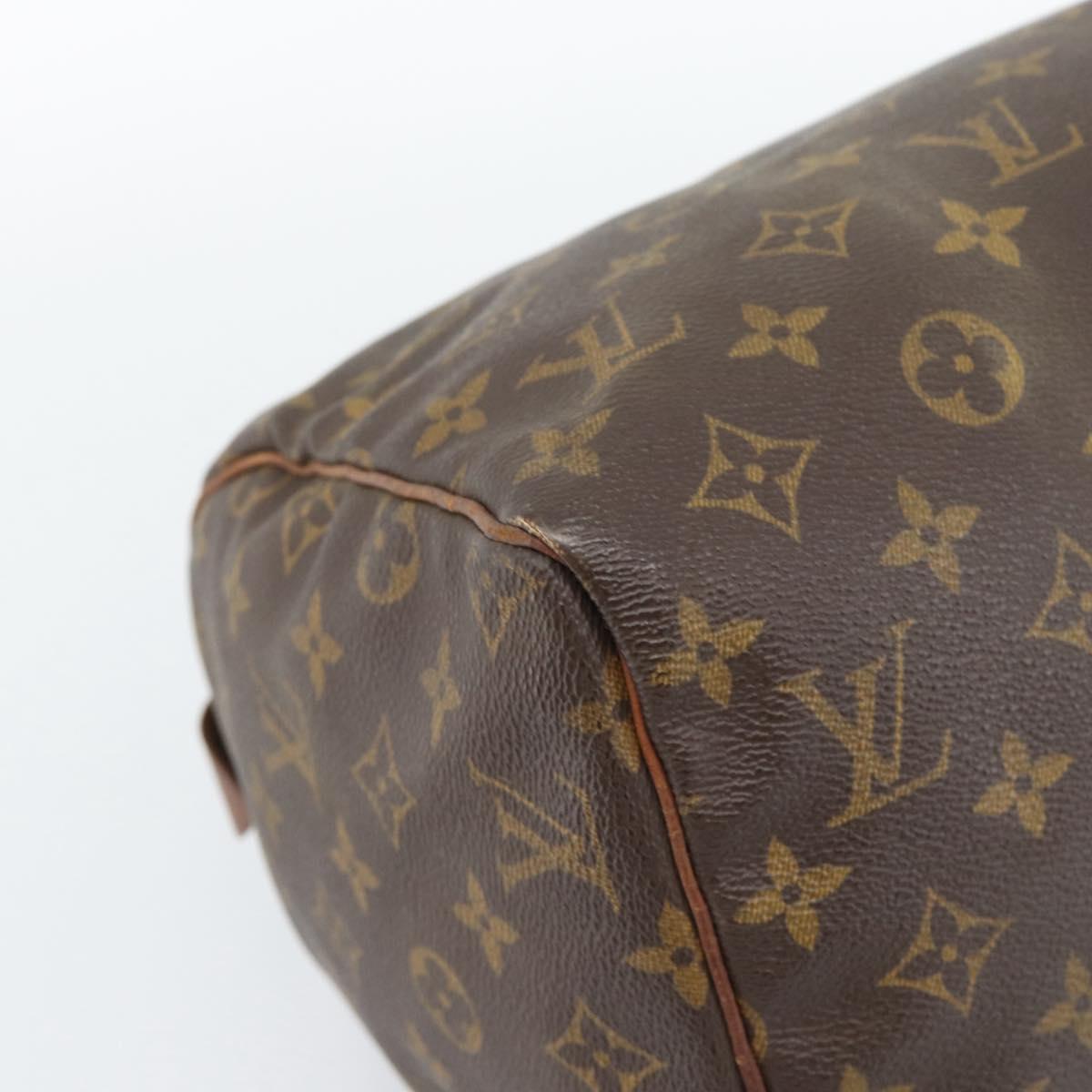 LOUIS VUITTON Monogram Speedy 30 Hand Bag M41526 LV Auth bs36196