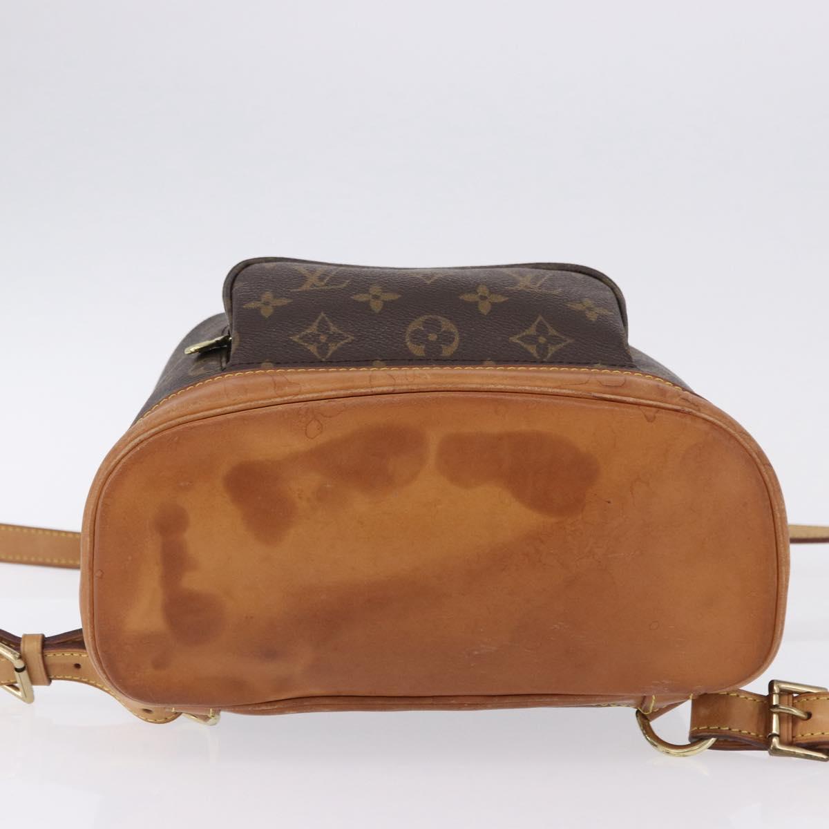 LOUIS VUITTON Monogram Montsouris MM Backpack M51136 LV Auth bs36199