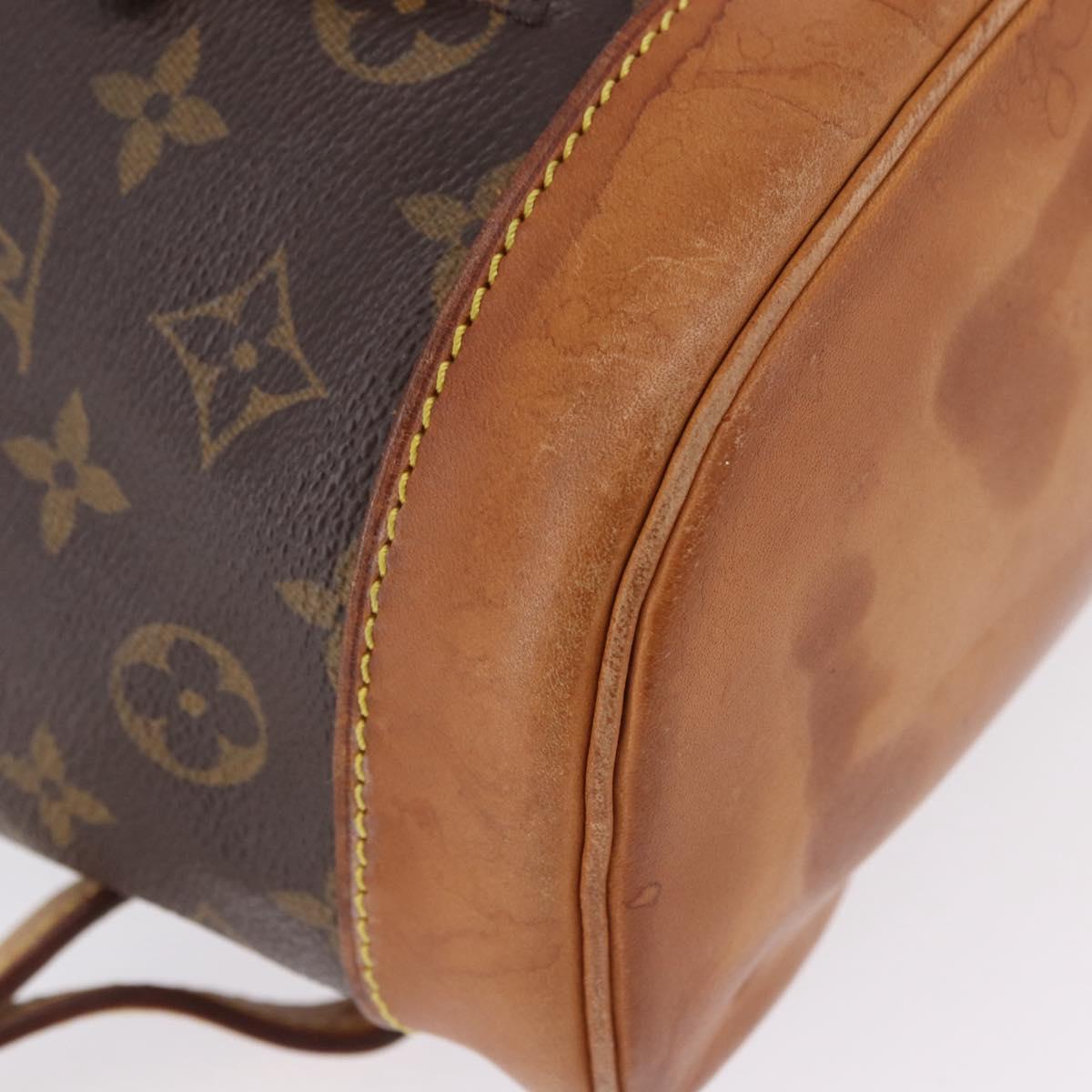 LOUIS VUITTON Monogram Montsouris MM Backpack M51136 LV Auth bs36199