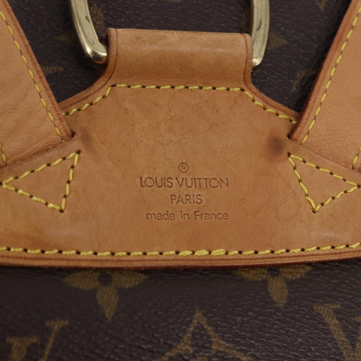 LOUIS VUITTON Monogram Montsouris MM Backpack M51136 LV Auth bs36199
