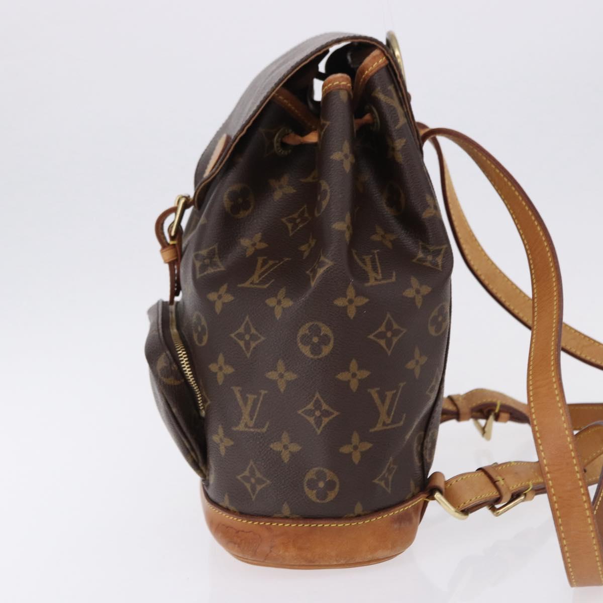 LOUIS VUITTON Monogram Montsouris MM Backpack M51136 LV Auth bs36199
