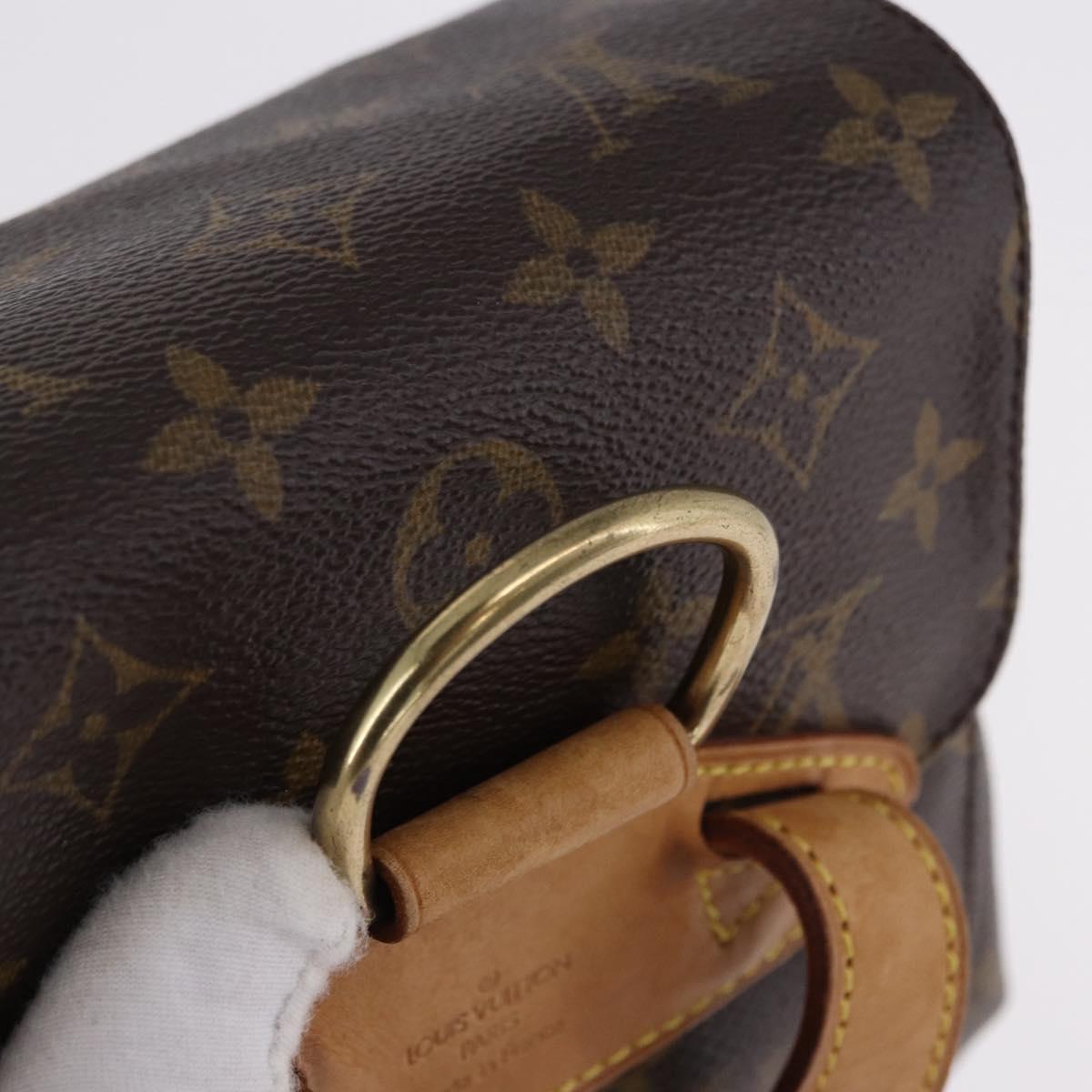 LOUIS VUITTON Monogram Montsouris MM Backpack M51136 LV Auth bs36199