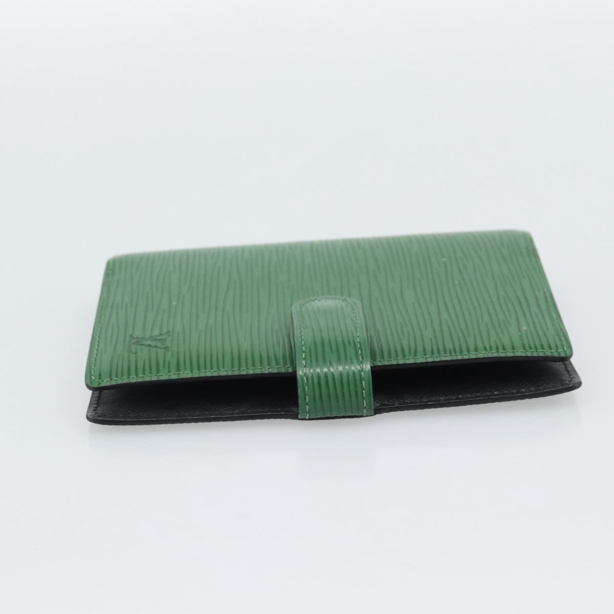 LOUIS VUITTON Epi Agenda PM Day Planner Cover Green R20054 LV Auth bs36203