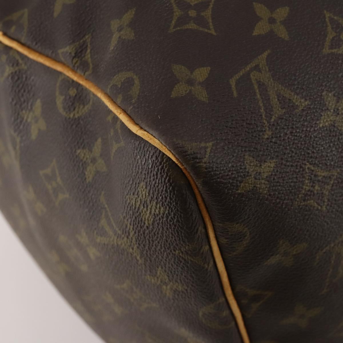 LOUIS VUITTON Monogram Keepall 55 Boston Bag M41424 LV Auth bs36206