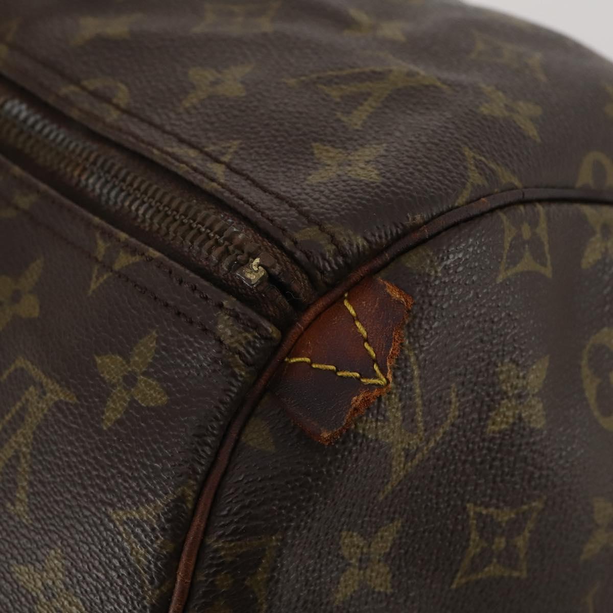 LOUIS VUITTON Monogram Keepall 55 Boston Bag M41424 LV Auth bs36206