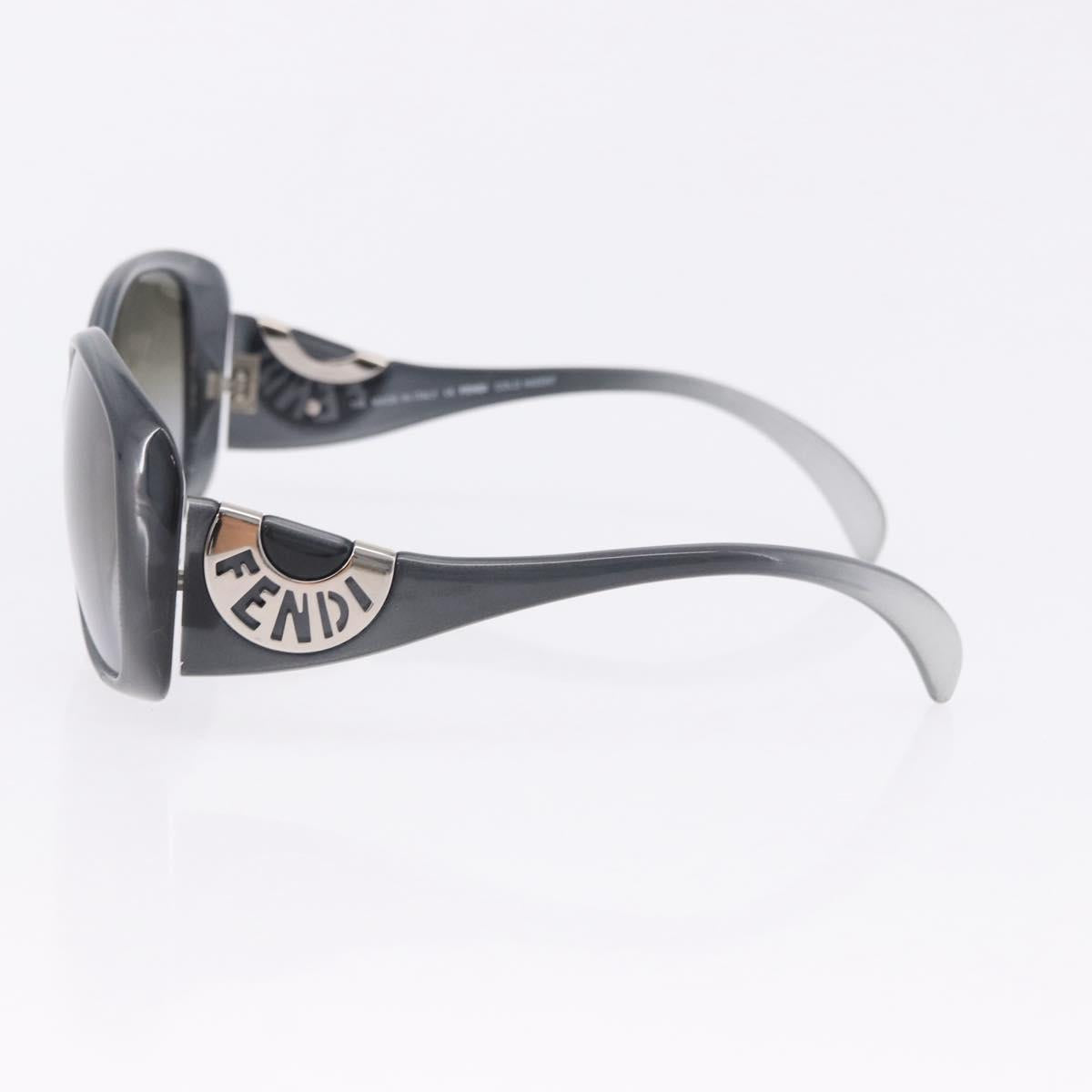 FENDI Sunglasses Plastic Gray Auth bs36208