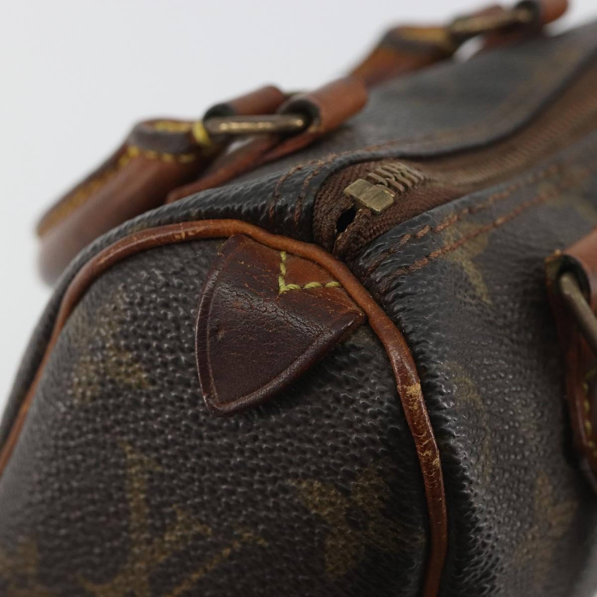 LOUIS VUITTON Monogram Mini Speedy Hand Bag M41534 LV Auth bs36210