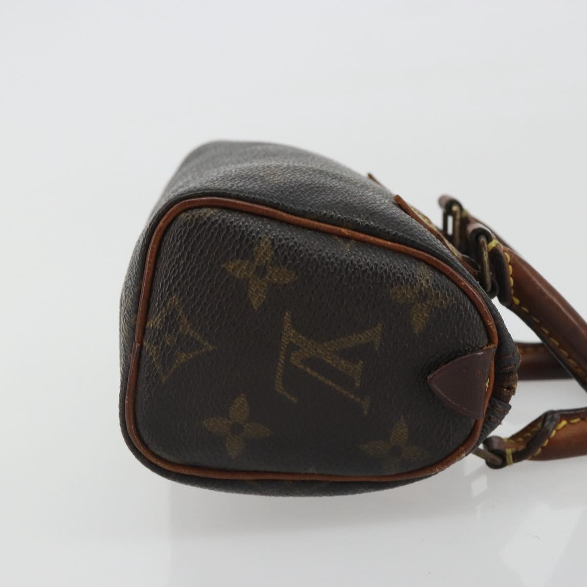 LOUIS VUITTON Monogram Mini Speedy Hand Bag M41534 LV Auth bs36210