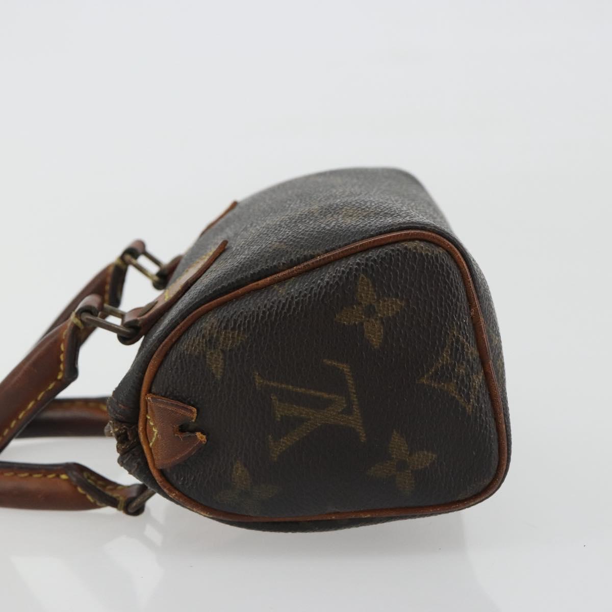 LOUIS VUITTON Monogram Mini Speedy Hand Bag M41534 LV Auth bs36210