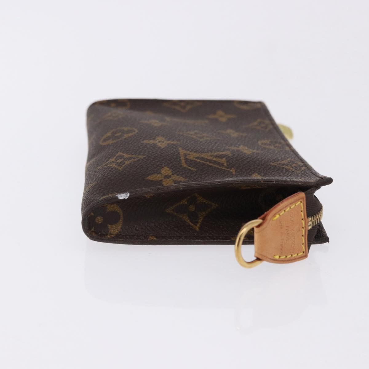 LOUIS VUITTON Monogram Bucket PM Accessory Pouch LV Auth bs36214