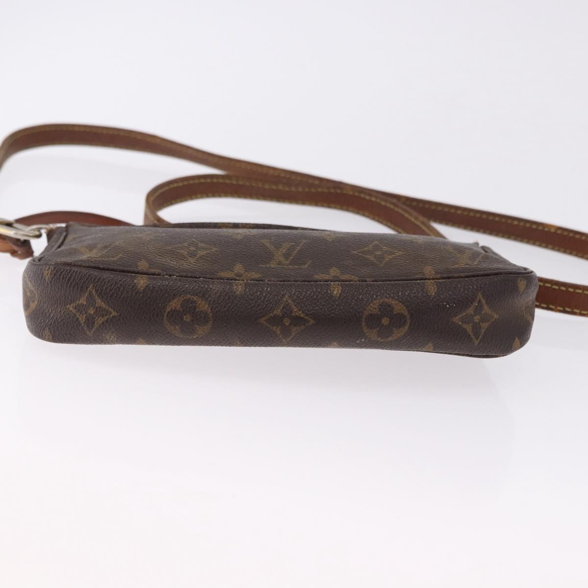 LOUIS VUITTON Monogram Pochette Accessoires Pouch M51980 LV Auth bs36215