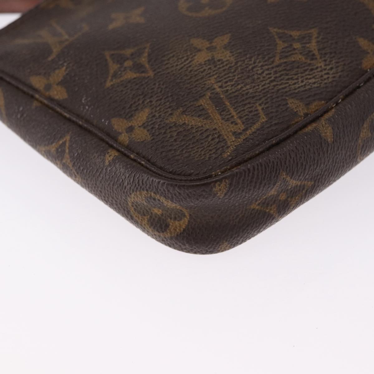 LOUIS VUITTON Monogram Pochette Accessoires Pouch M51980 LV Auth bs36215