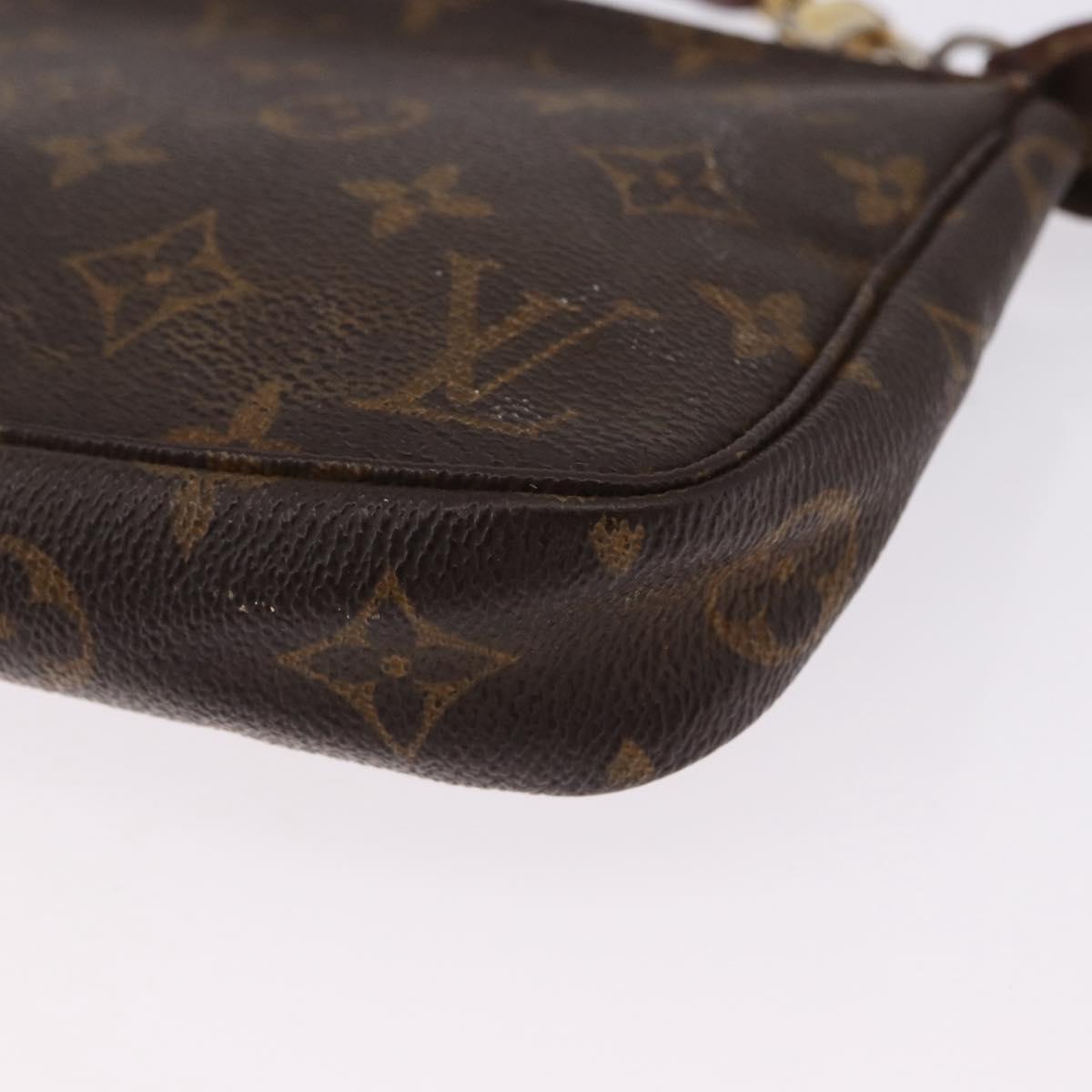 LOUIS VUITTON Monogram Pochette Accessoires Pouch M51980 LV Auth bs36215