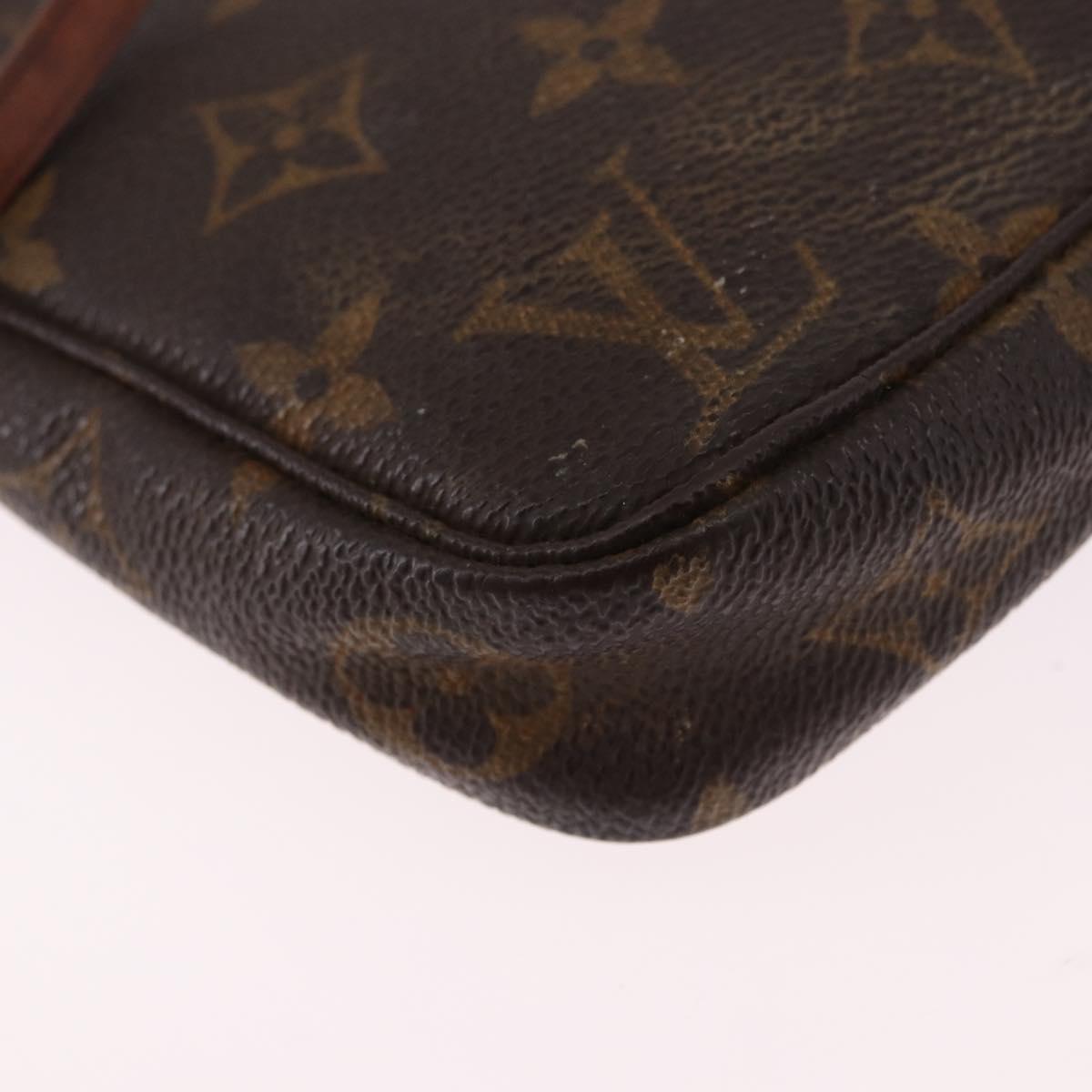 LOUIS VUITTON Monogram Pochette Accessoires Pouch M51980 LV Auth bs36215
