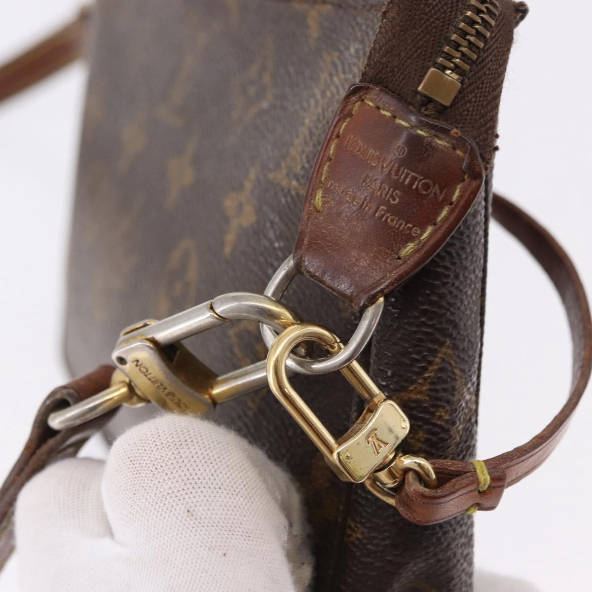 LOUIS VUITTON Monogram Pochette Accessoires Pouch M51980 LV Auth bs36215