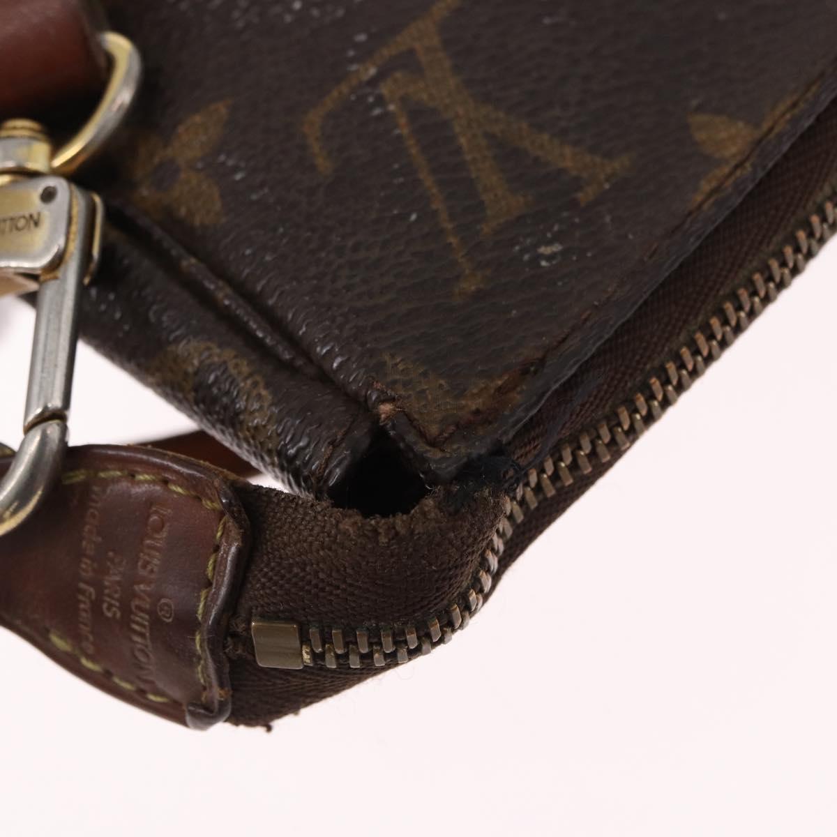 LOUIS VUITTON Monogram Pochette Accessoires Pouch M51980 LV Auth bs36215
