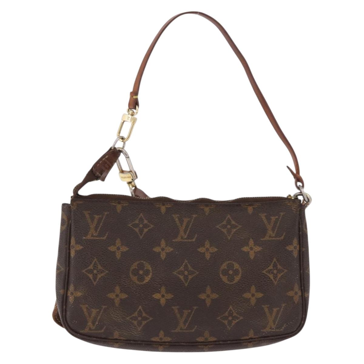 LOUIS VUITTON Monogram Pochette Accessoires Pouch M51980 LV Auth bs36215