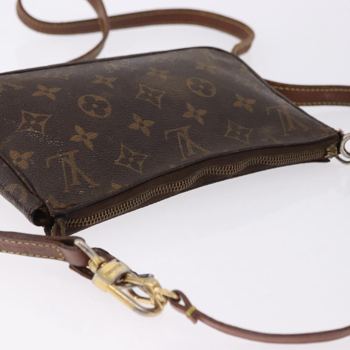 LOUIS VUITTON Monogram Pochette Accessoires Pouch M51980 LV Auth bs36215