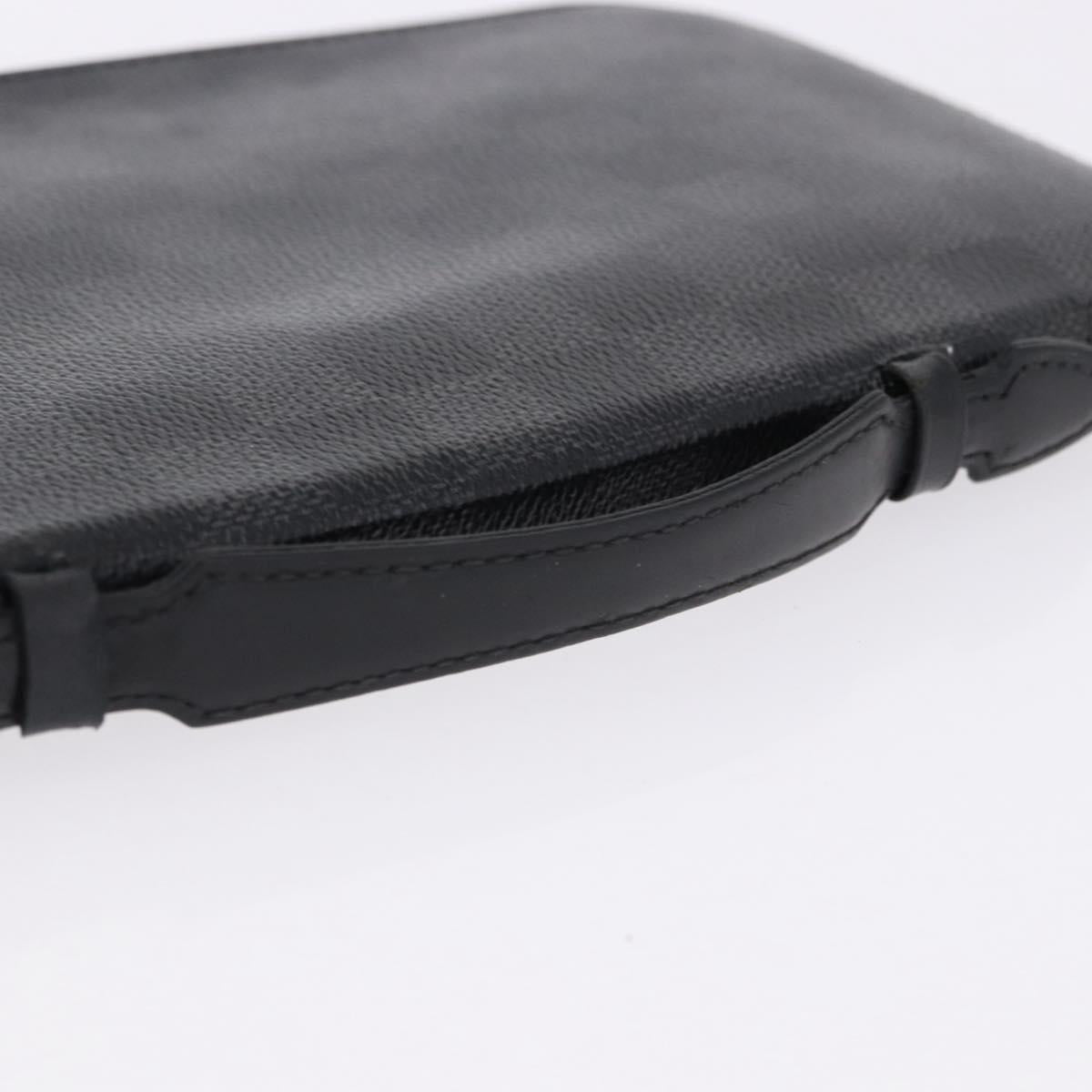 LOUIS VUITTON Damier Graphite Organizer Atoll Travel Case N48255 LV Auth bs36217
