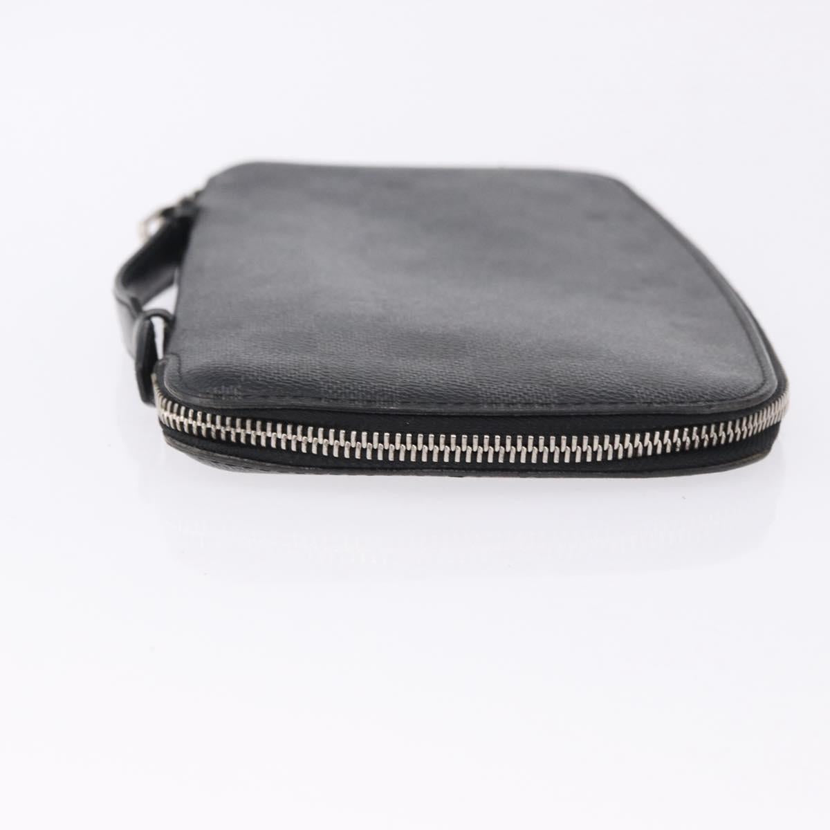 LOUIS VUITTON Damier Graphite Organizer Atoll Travel Case N48255 LV Auth bs36217