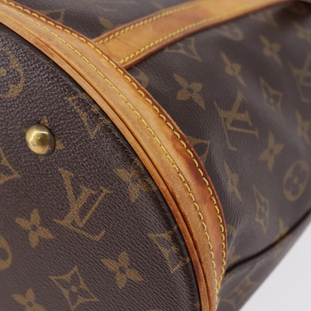LOUIS VUITTON Monogram Bucket GM Shoulder Bag M42236 LV Auth bs36218