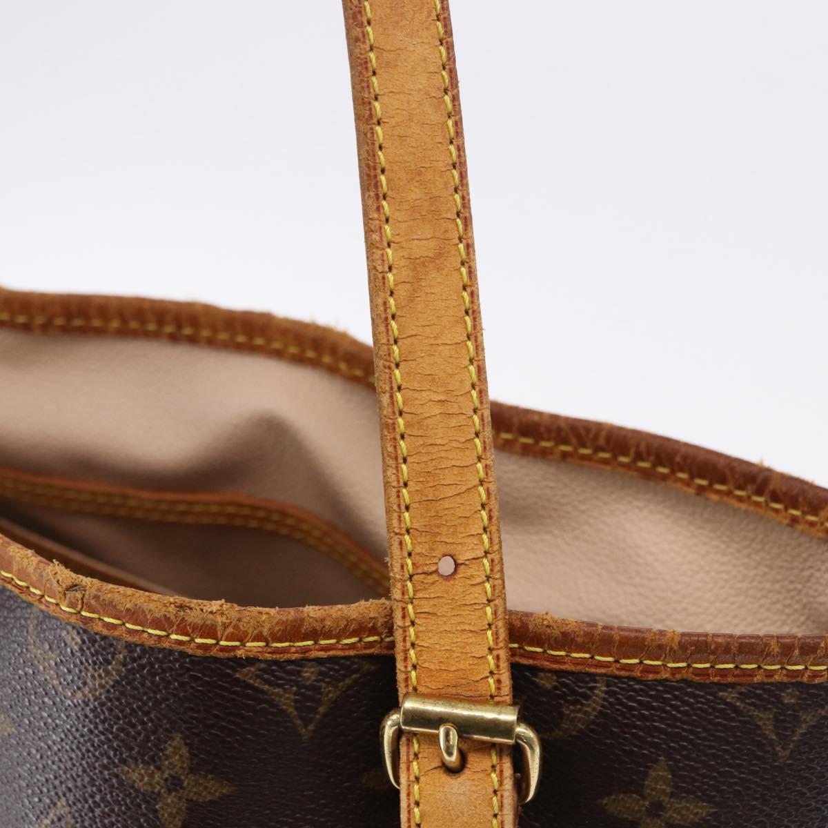 LOUIS VUITTON Monogram Bucket GM Shoulder Bag M42236 LV Auth bs36218