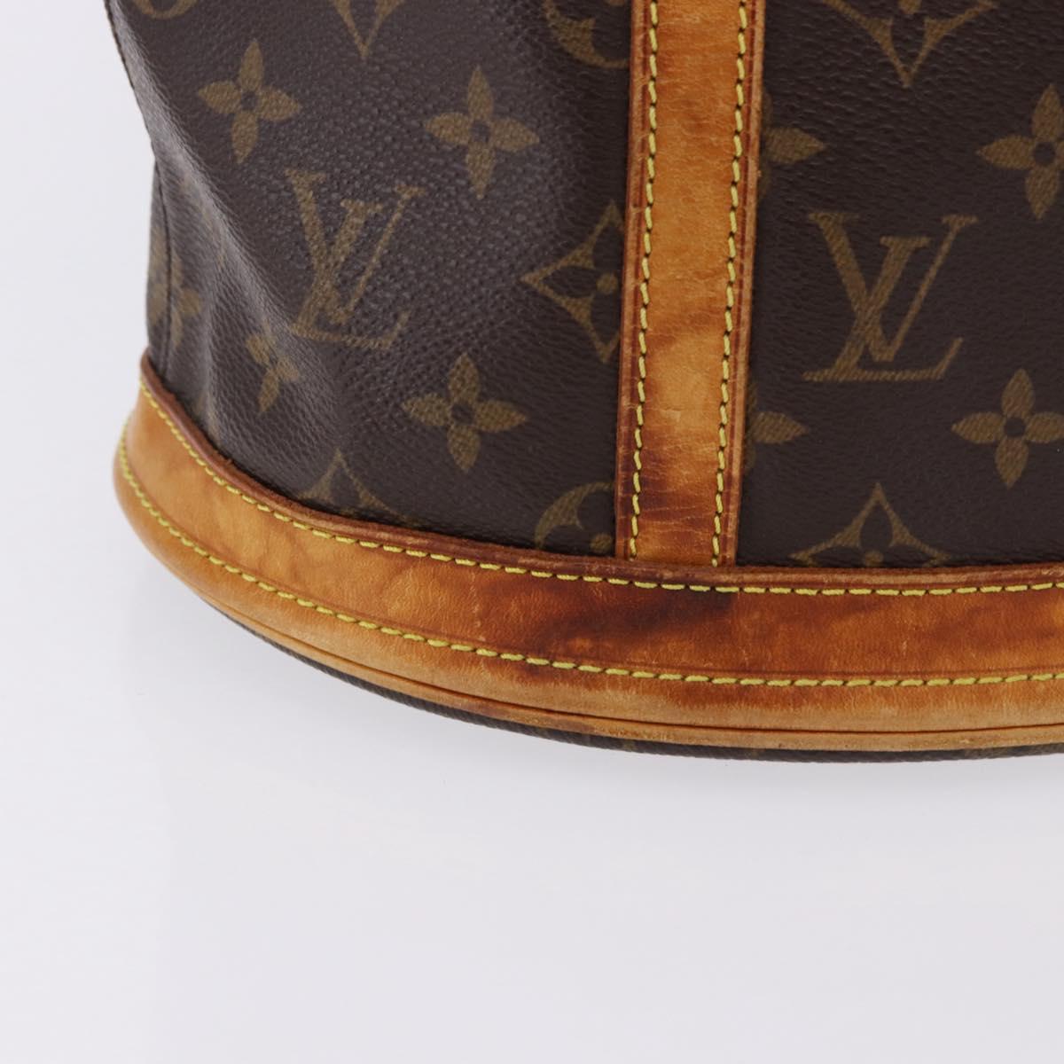 LOUIS VUITTON Monogram Bucket GM Shoulder Bag M42236 LV Auth bs36218