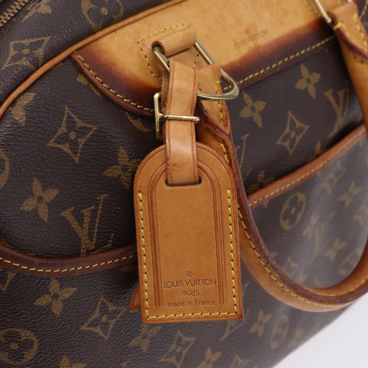 LOUIS VUITTON Monogram Deauville Hand Bag M47270 LV Auth bs36219