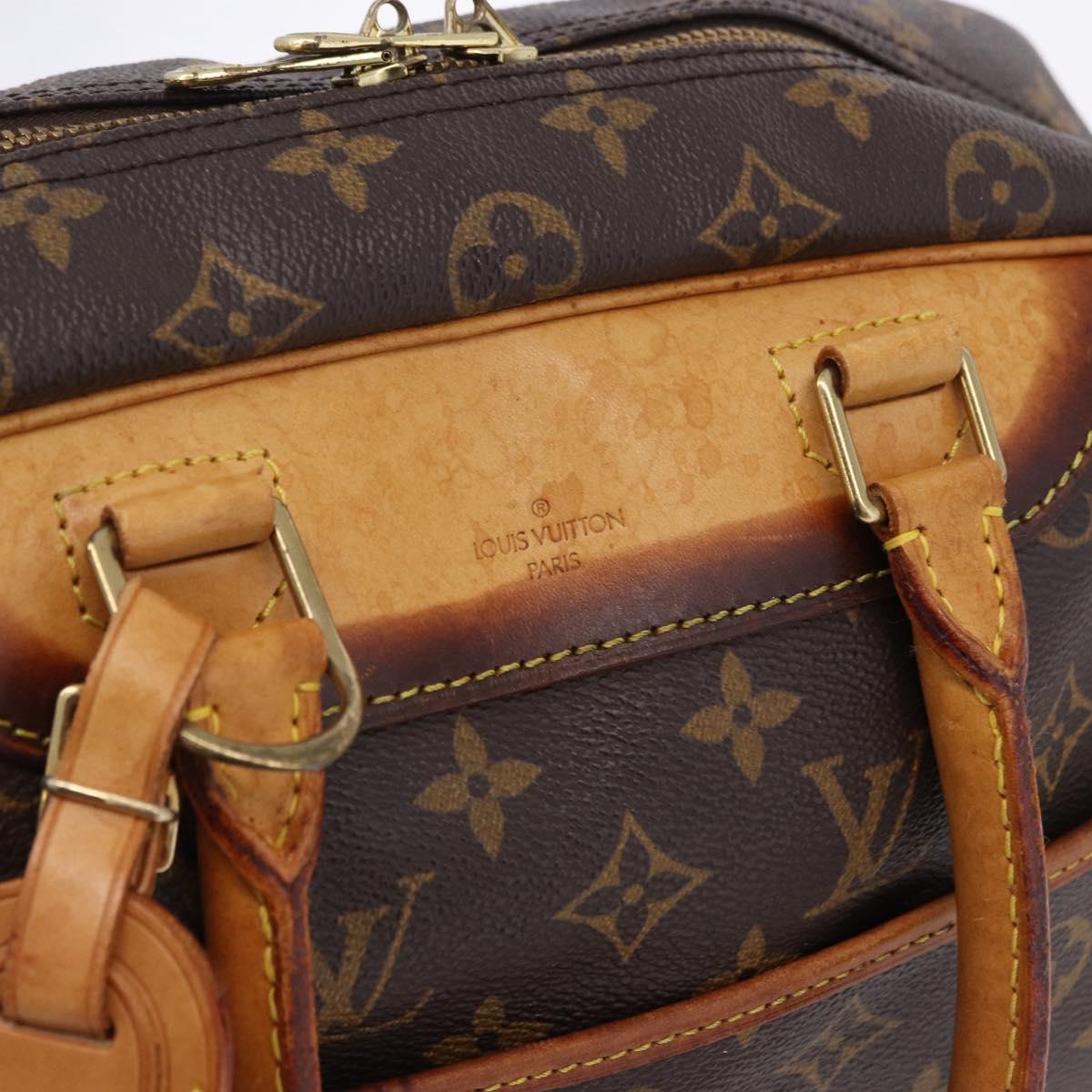 LOUIS VUITTON Monogram Deauville Hand Bag M47270 LV Auth bs36219