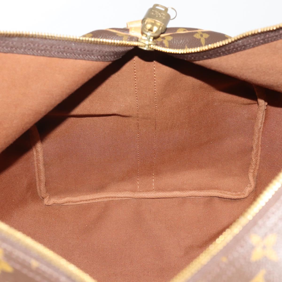 LOUIS VUITTON Monogram Keepall Bandouliere 60 Boston Bag M41412 LV Auth bs36220