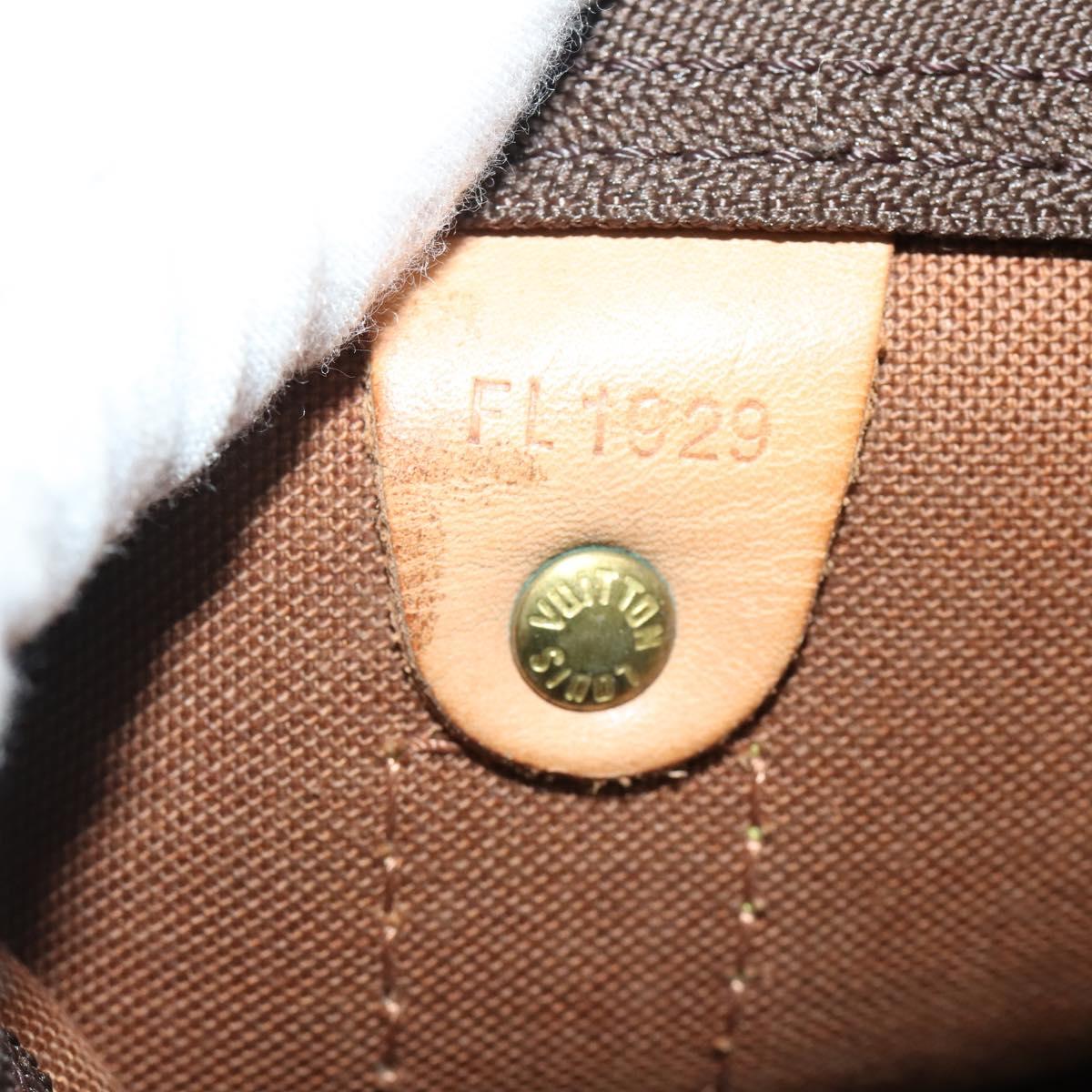 LOUIS VUITTON Monogram Keepall Bandouliere 60 Boston Bag M41412 LV Auth bs36220
