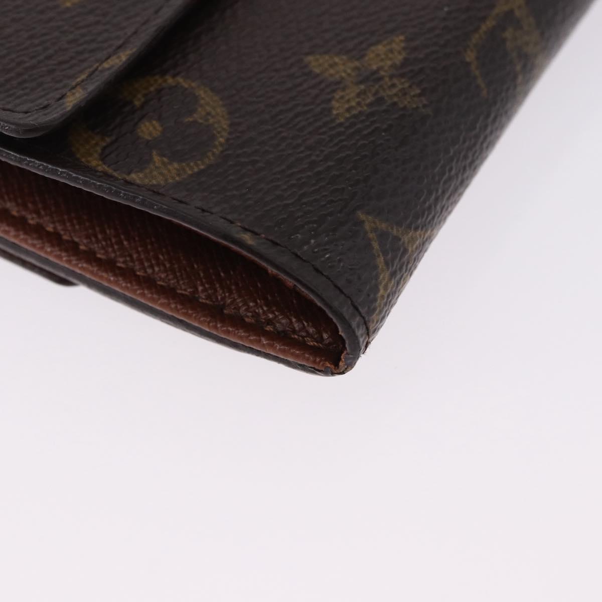 LOUIS VUITTON Monogram Porte Monnaie Bier Cartes Crdit M61652 LV Auth bs36221