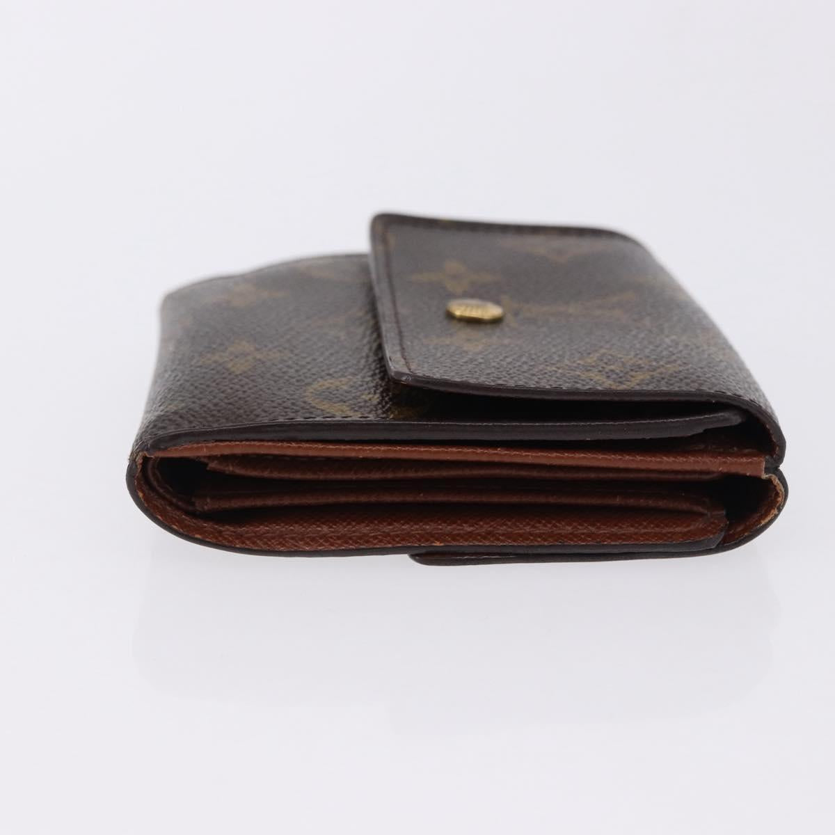 LOUIS VUITTON Monogram Porte Monnaie Bier Cartes Crdit M61652 LV Auth bs36221