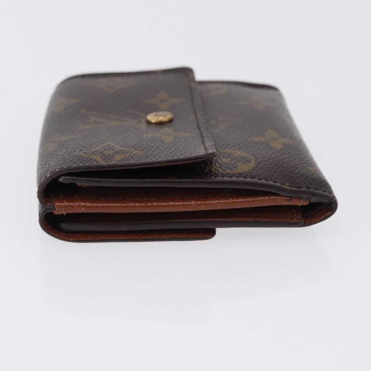 LOUIS VUITTON Monogram Porte Monnaie Bier Cartes Crdit M61652 LV Auth bs36221