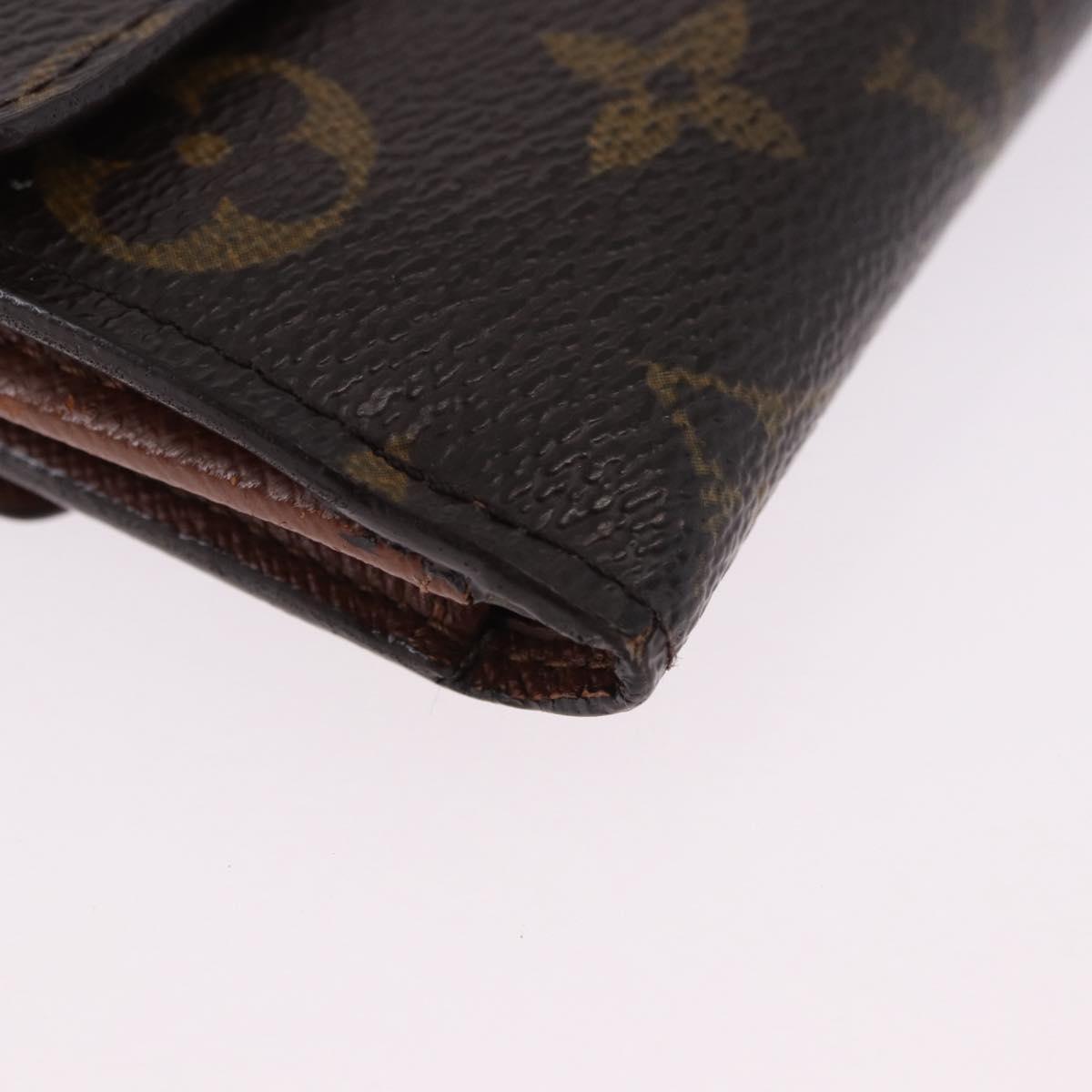LOUIS VUITTON Monogram Porte Monnaie Bier Cartes Crdit M61652 LV Auth bs36221