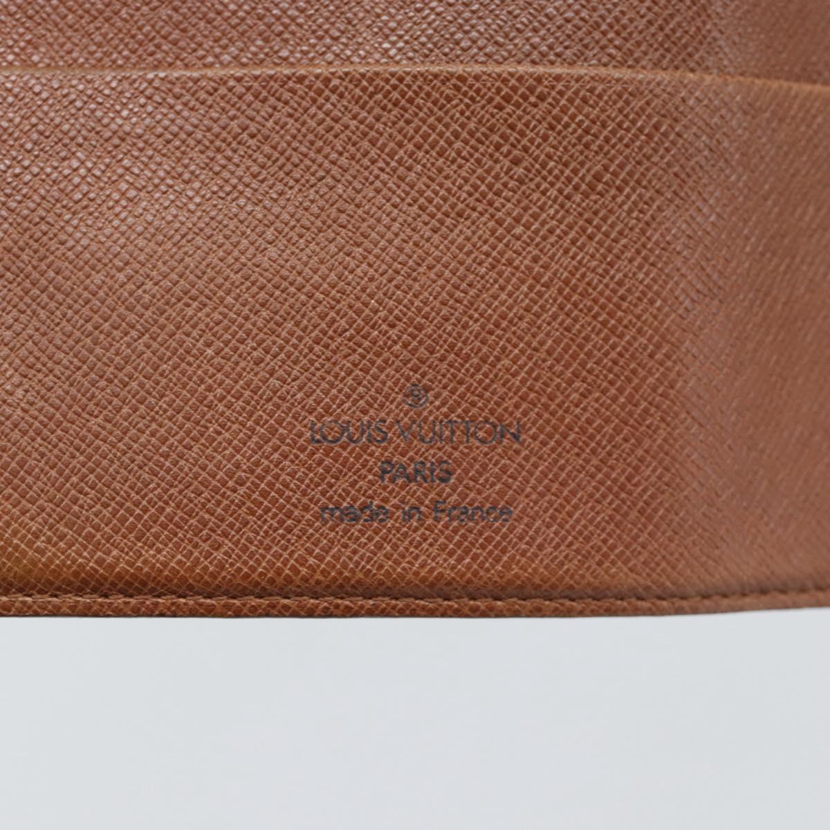 LOUIS VUITTON Monogram Agenda MM Day Planner Cover R20105 LV Auth bs36225